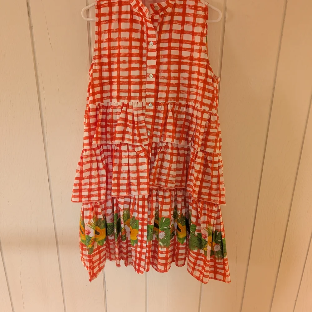 Motel Rocks Red Checkered Dress - Picture 1 of 6
